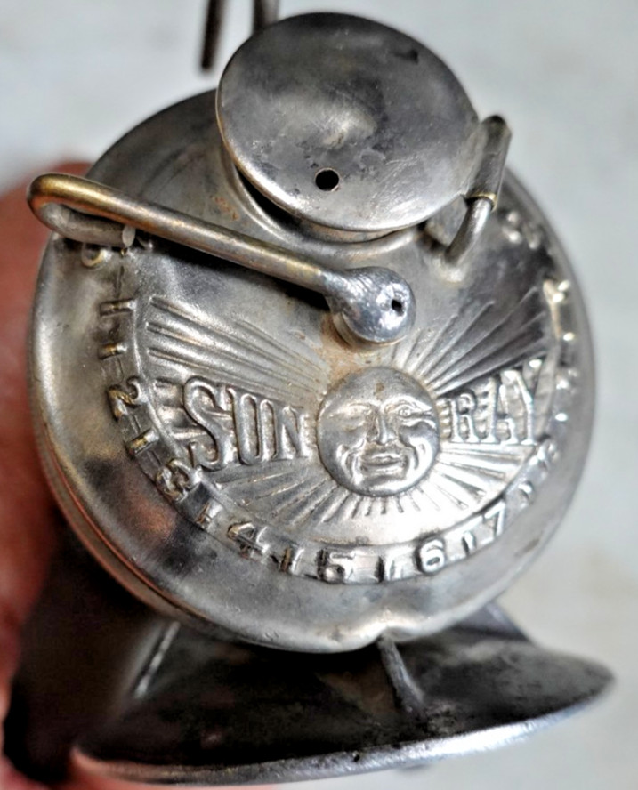 Antique "SUNRAY" MINERS CARBIDE CAP LAMP DEWARS MFG Ptd. 1913-18 Coal Gold Miner Antique "SUNRAY" MINERS CARBIDE CAP LAMP DEWARS MFG Ptd. 1913-18 Coal Gold Miner