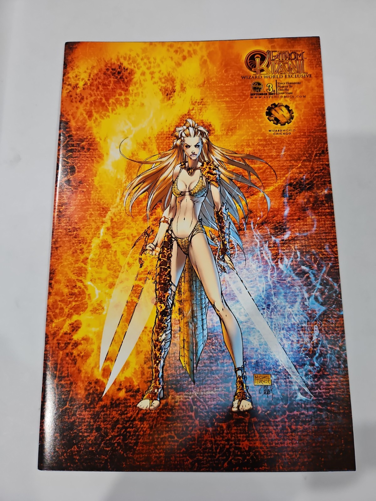 MICHAEL TURNER'S FATHOM: KIANI #3 (Aspen 2007) Wizard World Chicago Excl (B01)