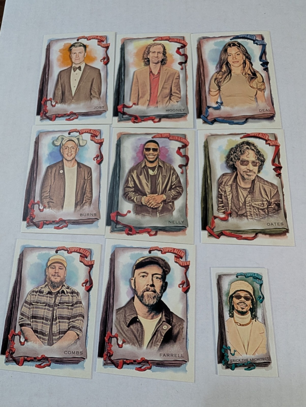 2026 Topps Allen & Ginter Non Baseball Celebrity 9 Card Lot Combs Nelly Jost 2026 Topps Allen & Ginter Non Baseball Celebrity 9 Card Lot Combs Nelly Jost
