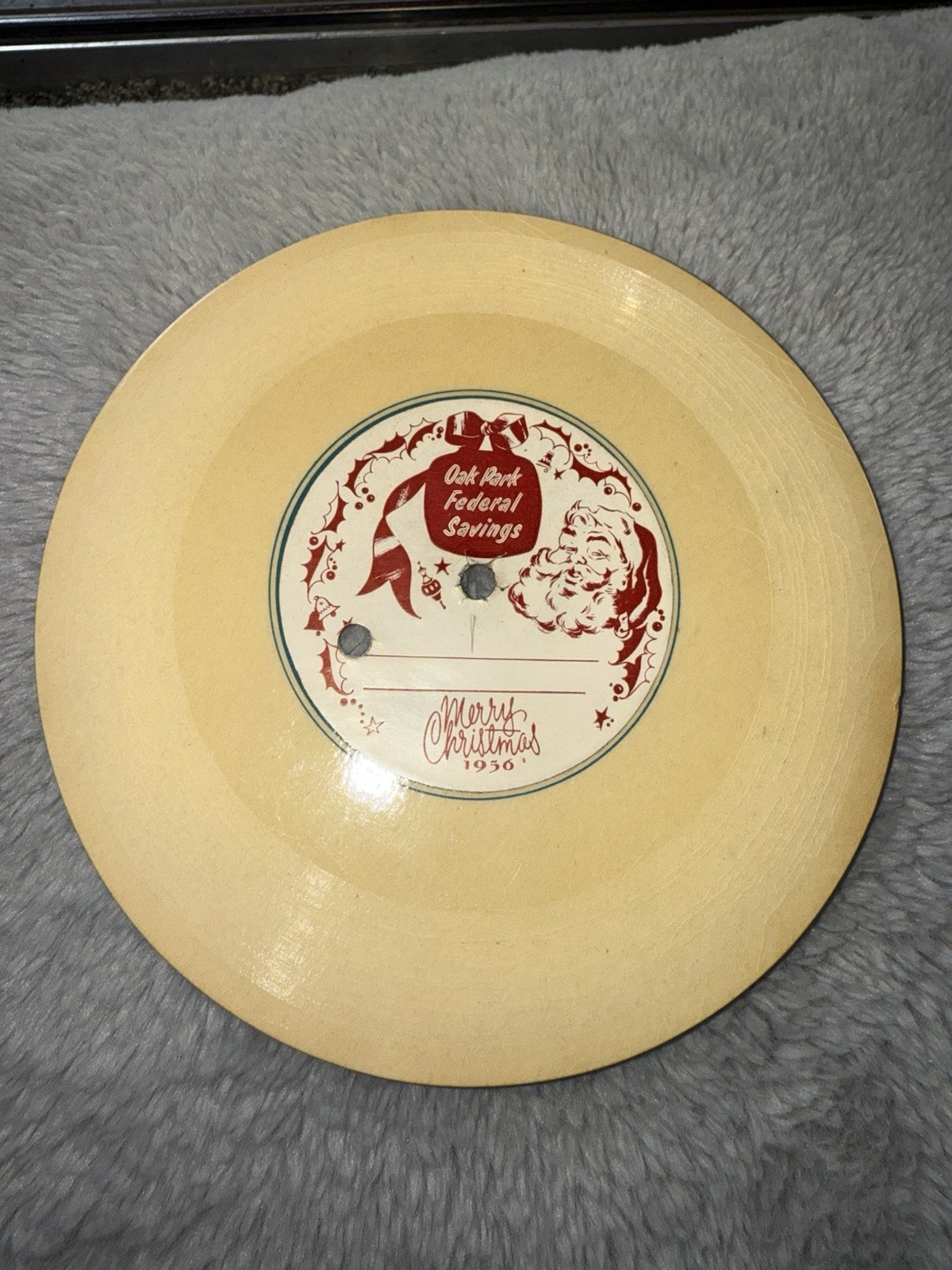 Oak Park Federal Savings Illinois Promo Christmas Vinyl Record 1956 45 7” Sears Oak Park Federal Savings Illinois Promo Christmas Vinyl Record 1956 45 7” Sears