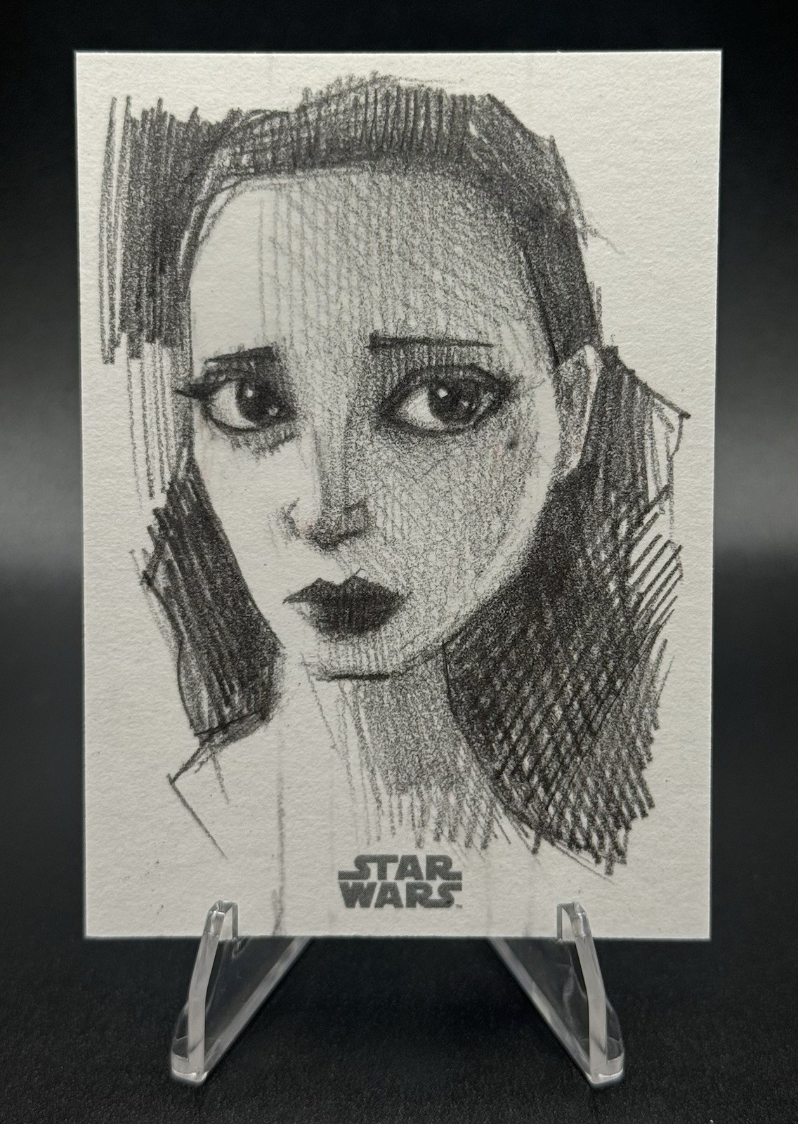 2024 Topps Star Wars Galaxy Padme Amidala Sketch 1/1 By Andrew Fry Young Padme 2024 Topps Star Wars Galaxy Padme Amidala Sketch 1/1 By Andrew Fry Young Padme