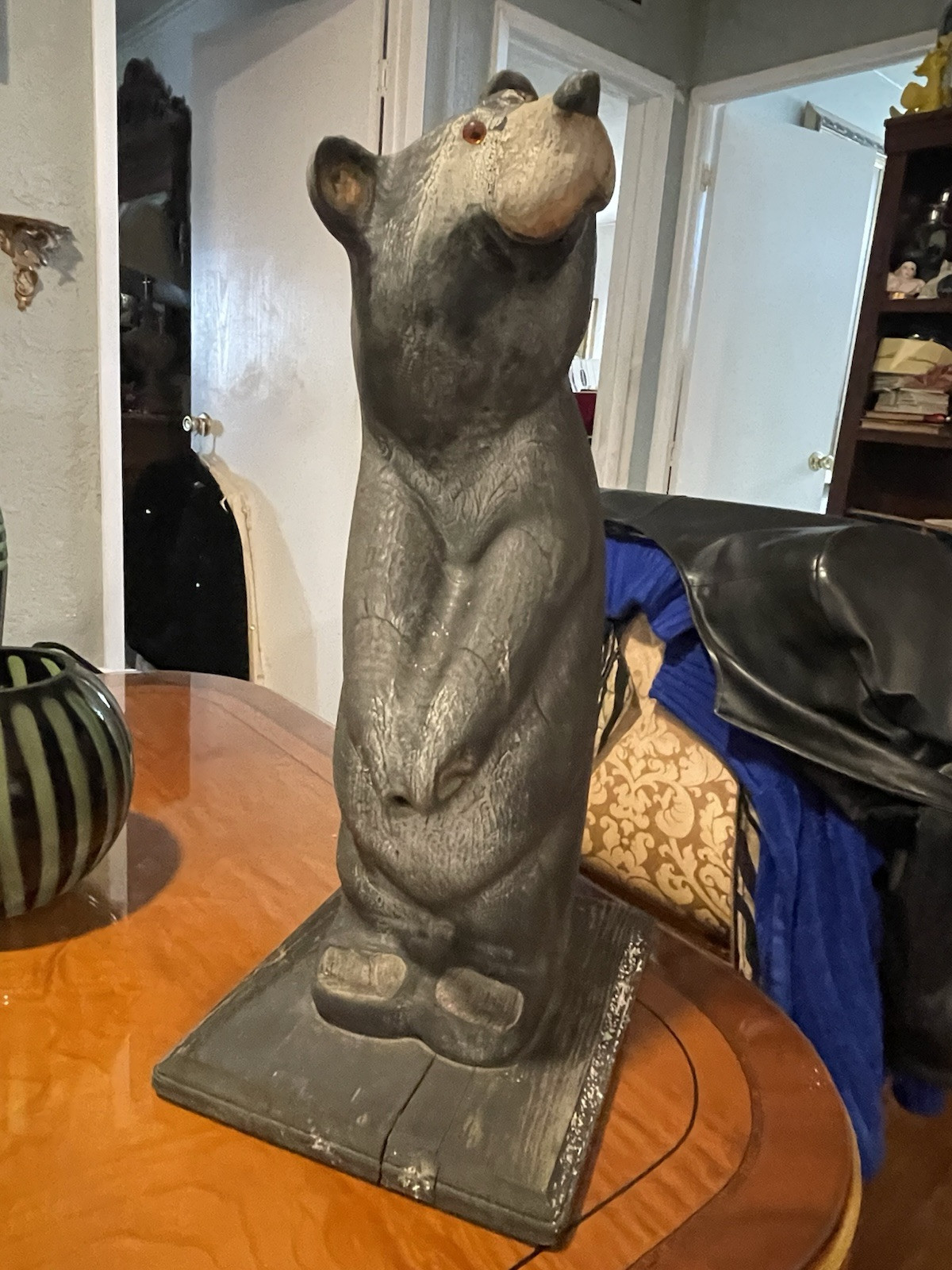 Rare Big Sky Carvers Wooden Carved Old Bear Western Pine 20” Manhattan Montana Rare Big Sky Carvers Wooden Carved Old Bear Western Pine 20” Manhattan Montana