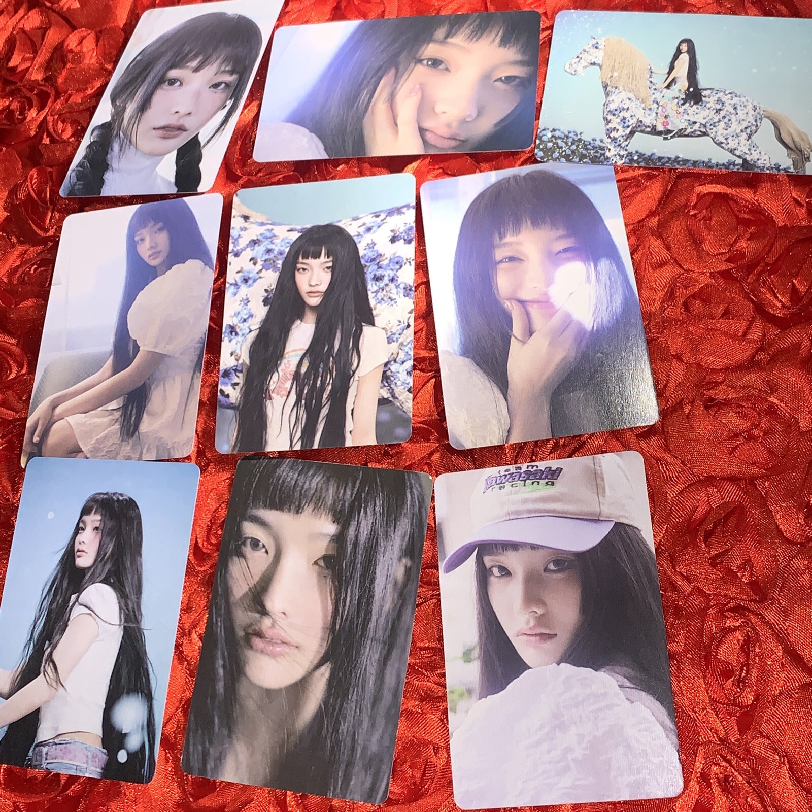 IROHA ILLIT Purple Edition Celeb K-pop Girl Photo Card BUNDLE 9 IROHA ILLIT Purple Edition Celeb K-pop Girl Photo Card BUNDLE 9