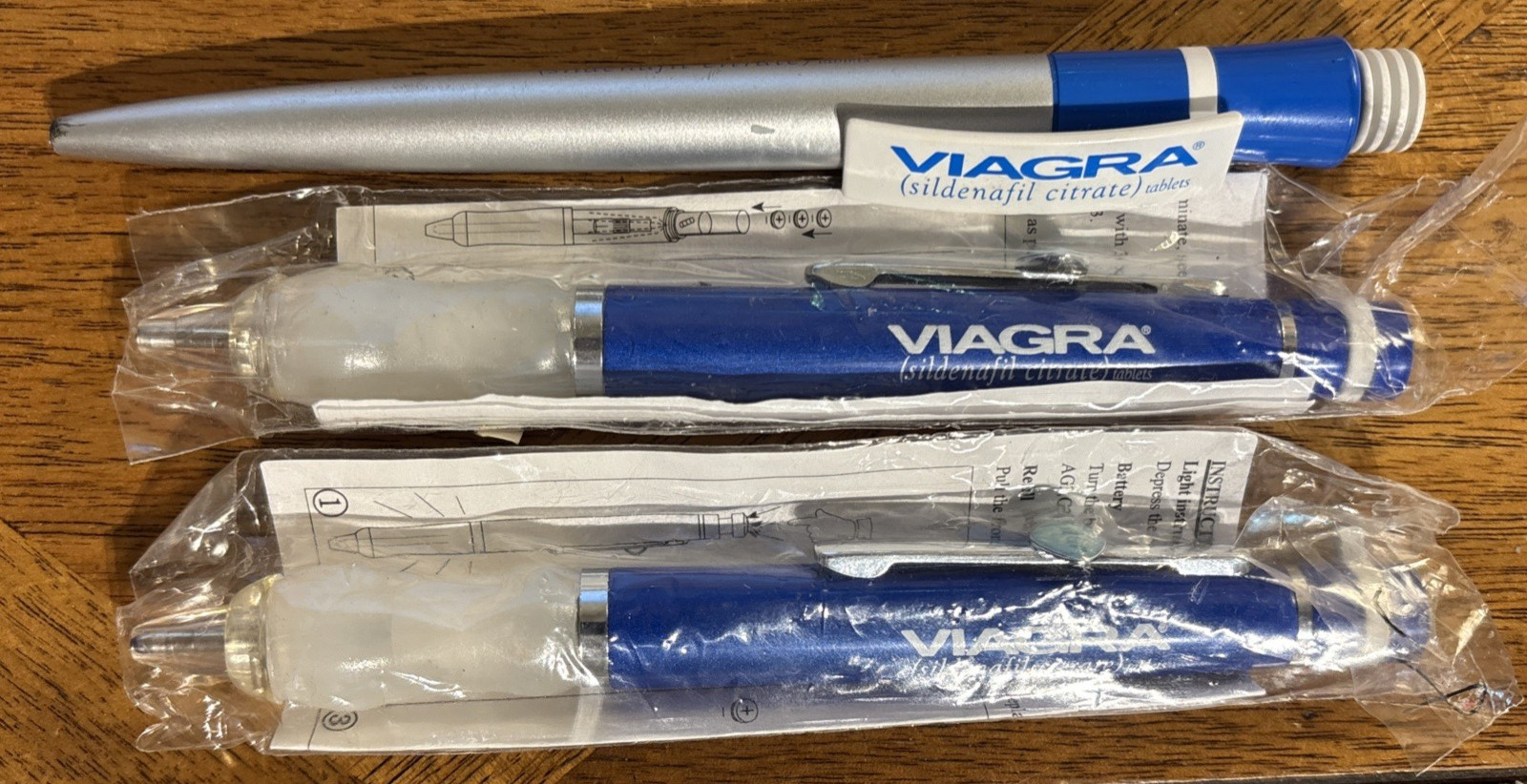 Viagra Plastic Pens x3 Pharmaceutical Drug Rep Promo Advertising Pfizer Vintage Viagra Plastic Pens x3 Pharmaceutical Drug Rep Promo Advertising Pfizer Vintage