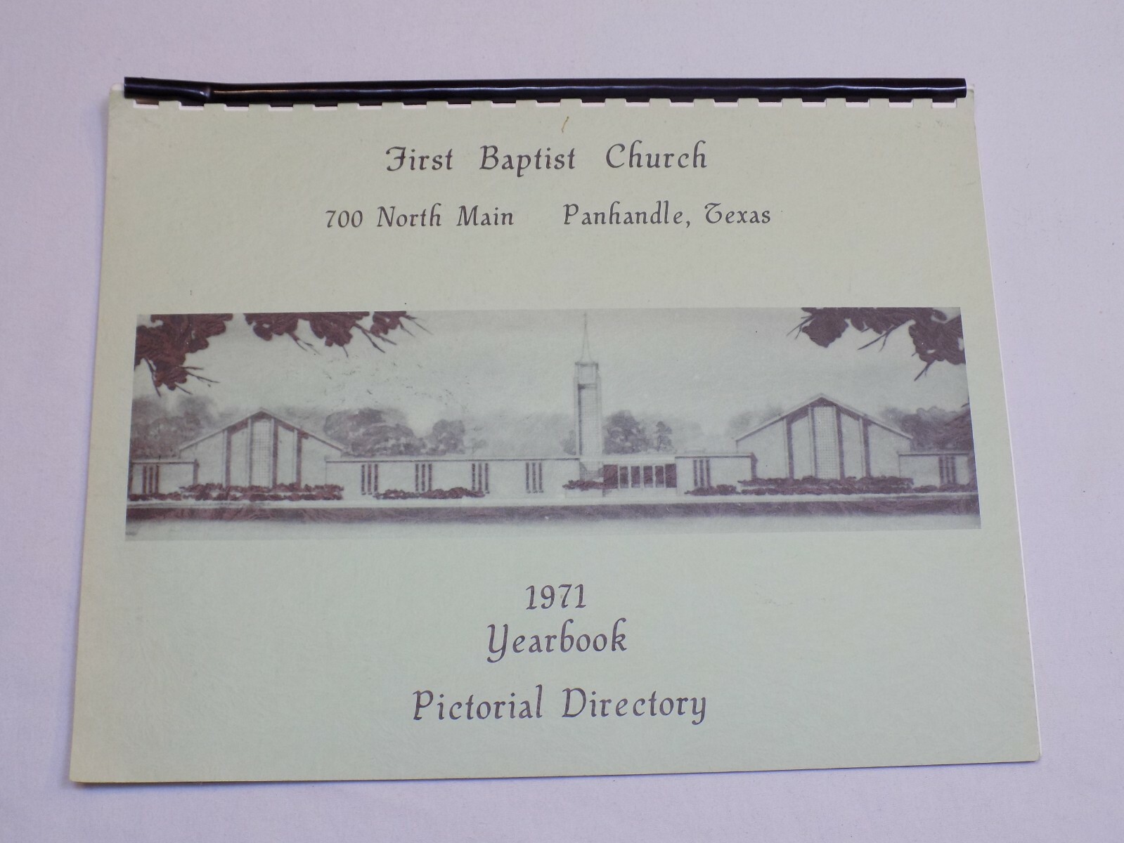 First Baptist Church Panhandle Texas Yearbook Membership Directory 1971 CarsonCo First Baptist Church Panhandle Texas Yearbook Membership Directory 1971 CarsonCo
