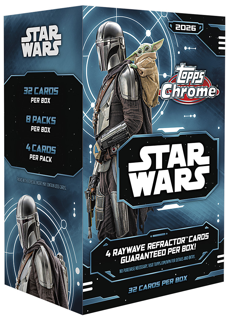 2026 Topps Chrome Star Wars Value Blaster Boxes - Factory Sealed ready to ship 2026 Topps Chrome Star Wars Value Blaster Boxes - Factory Sealed ready to ship