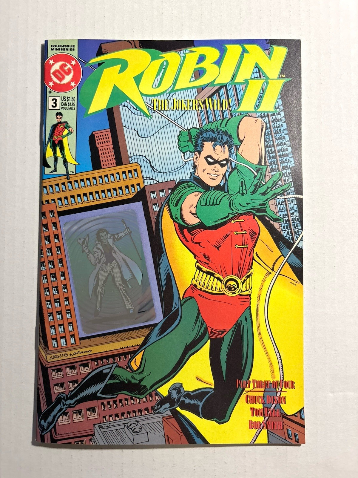 Robin 2 The Joker's Wild Robin II #3A Lyle Yellow Title Robin 2 The Joker's Wild Robin II #3A Lyle Yellow Title