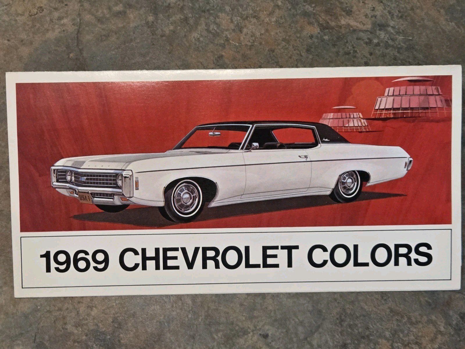 Original NOS 1969 CHEVROLET Colors Chart Brochure Camaro Nova Chevelle Corvette Original NOS 1969 CHEVROLET Colors Chart Brochure Camaro Nova Chevelle Corvette