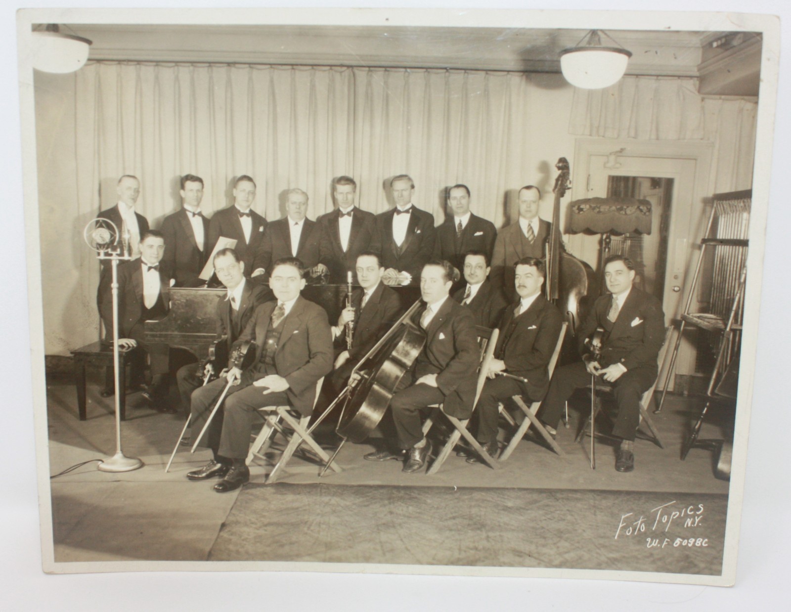 Vintage 1920s FotoTopics NY Photo Jazz Age Orchestra Big Band NYC Original