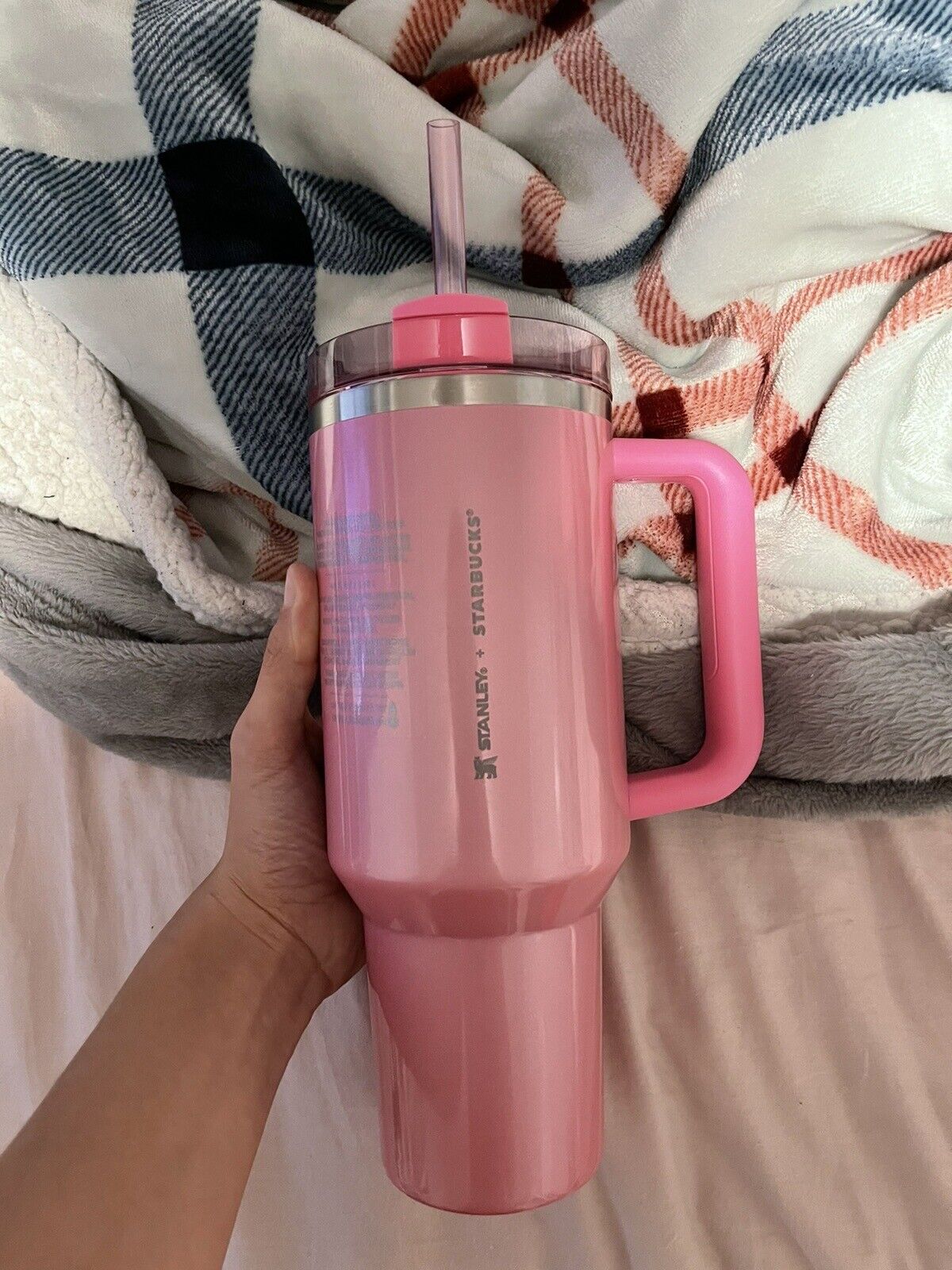 NEW Stanley x Starbucks Exclusive 2024 Pink 40oz Tumbler Early Release