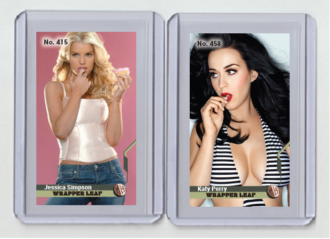 Katy Perry rare MH Wrapper Leaf #'d x/3 Tobacco card no. 458