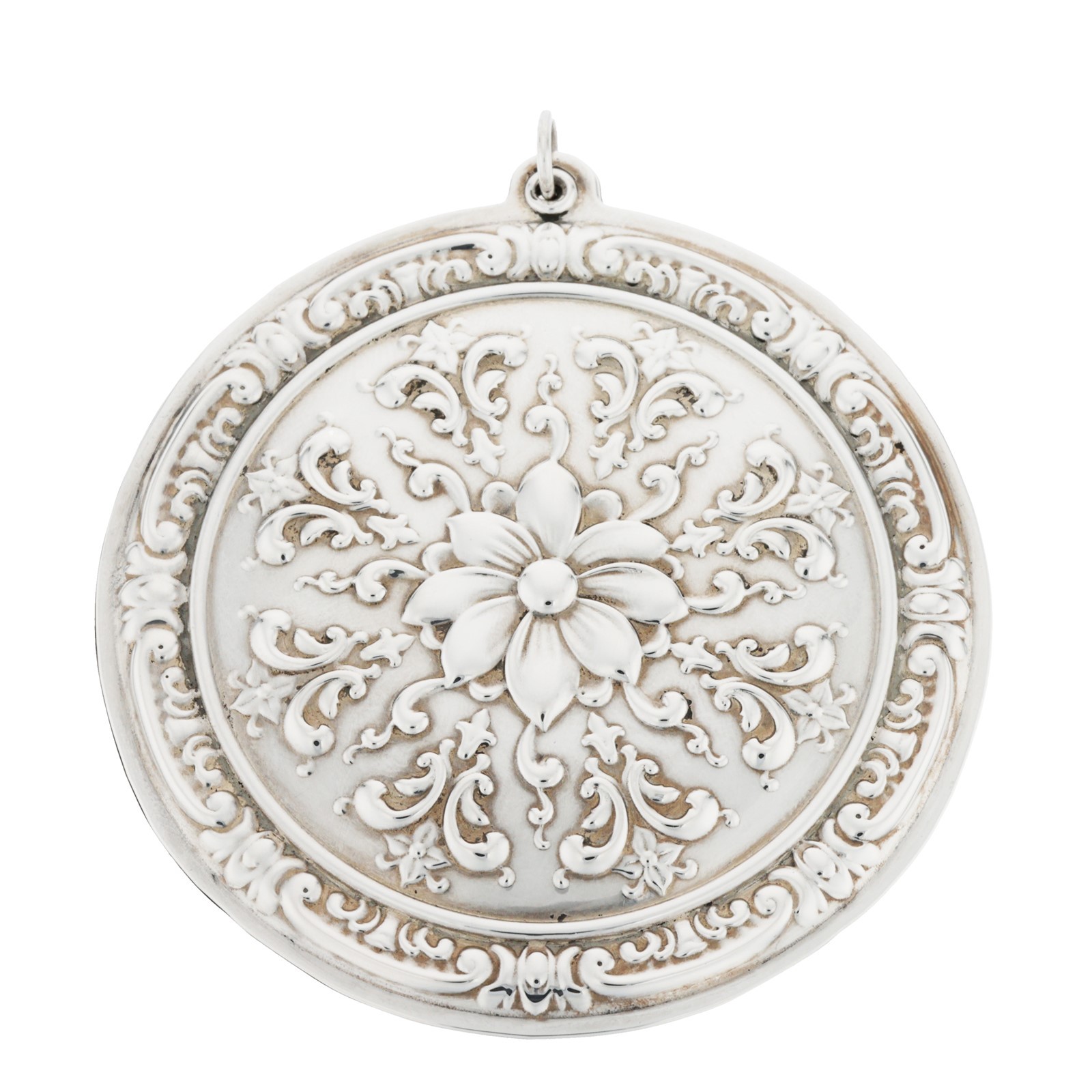 Towle 2002 Sterling Silver Christmas Ornament 60Th Anniversary Old Master 925 Towle 2002 Sterling Silver Christmas Ornament 60Th Anniversary Old Master 925