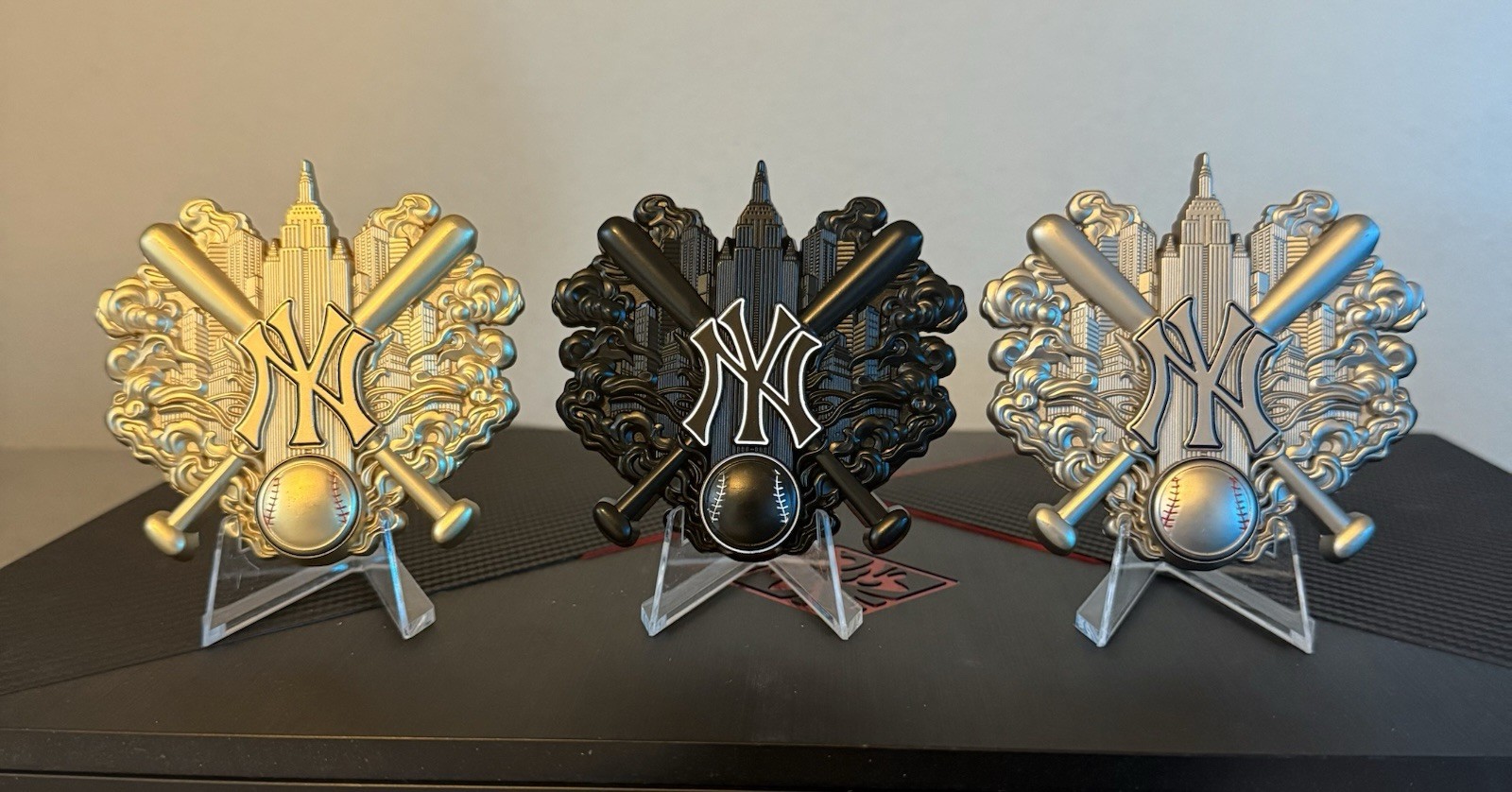 New York Yankees Limited Edition Challenge Coins 3” Set Of Three Coins. New York Yankees Limited Edition Challenge Coins 3” Set Of Three Coins.