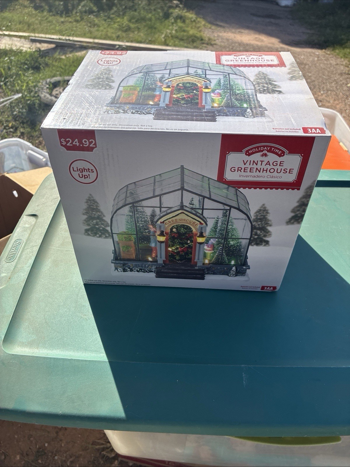 Holiday Time Light Up Village Greenhouse Holiday Time Light Up Village Greenhouse