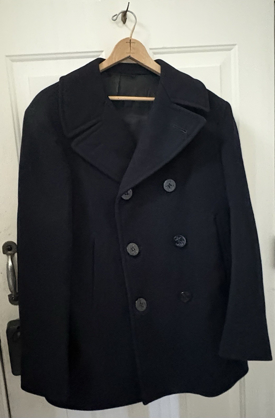 Vtg 1961 US Navy Wool Peacoat 38R MINT Corduroy Pockets USN Vietnam Era Vtg 1961 US Navy Wool Peacoat 38R MINT Corduroy Pockets USN Vietnam Era