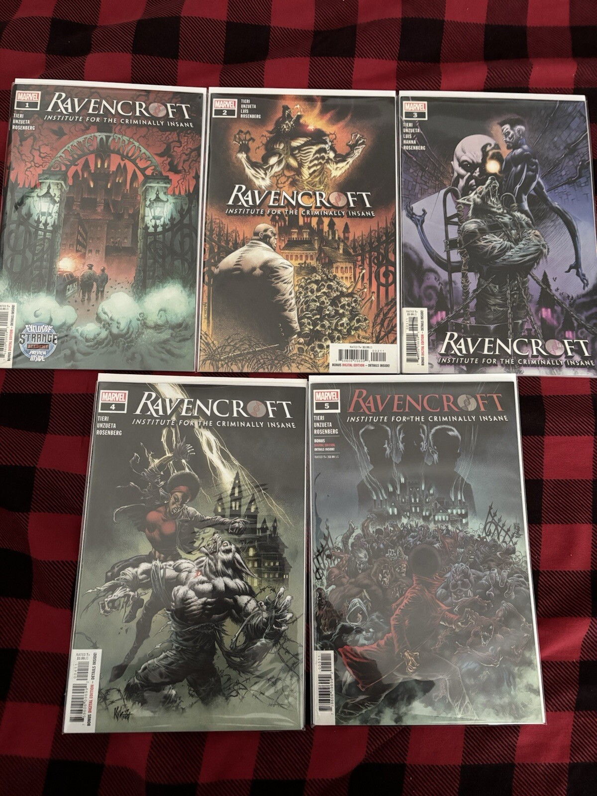 Ravencroft #1-5 Complete Set (2020) Marvel Comics 