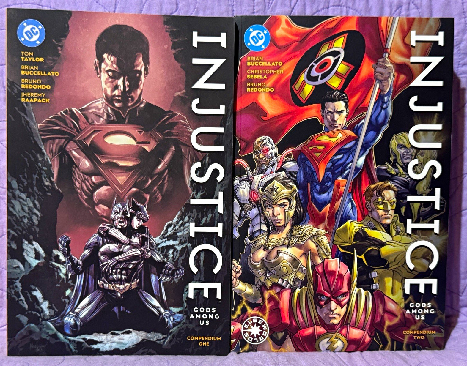 Injustice Gods Among Us Compendium Vol 1 & 2 DC Comics Complete Set Injustice Gods Among Us Compendium Vol 1 & 2 DC Comics Complete Set