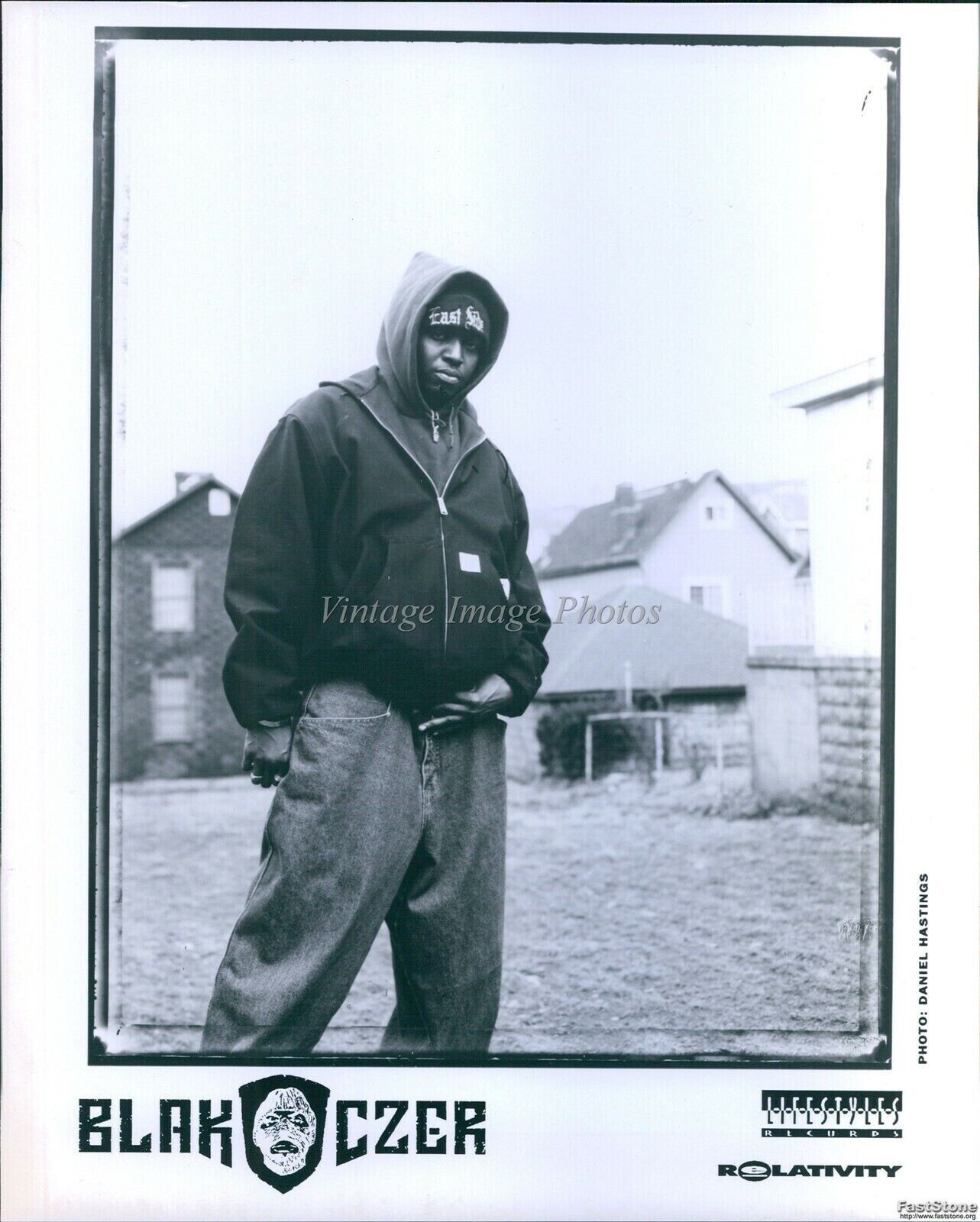 Vintage Rapper Producer Blak Czer Tales From Da Blak Side Musician Photo 8X10