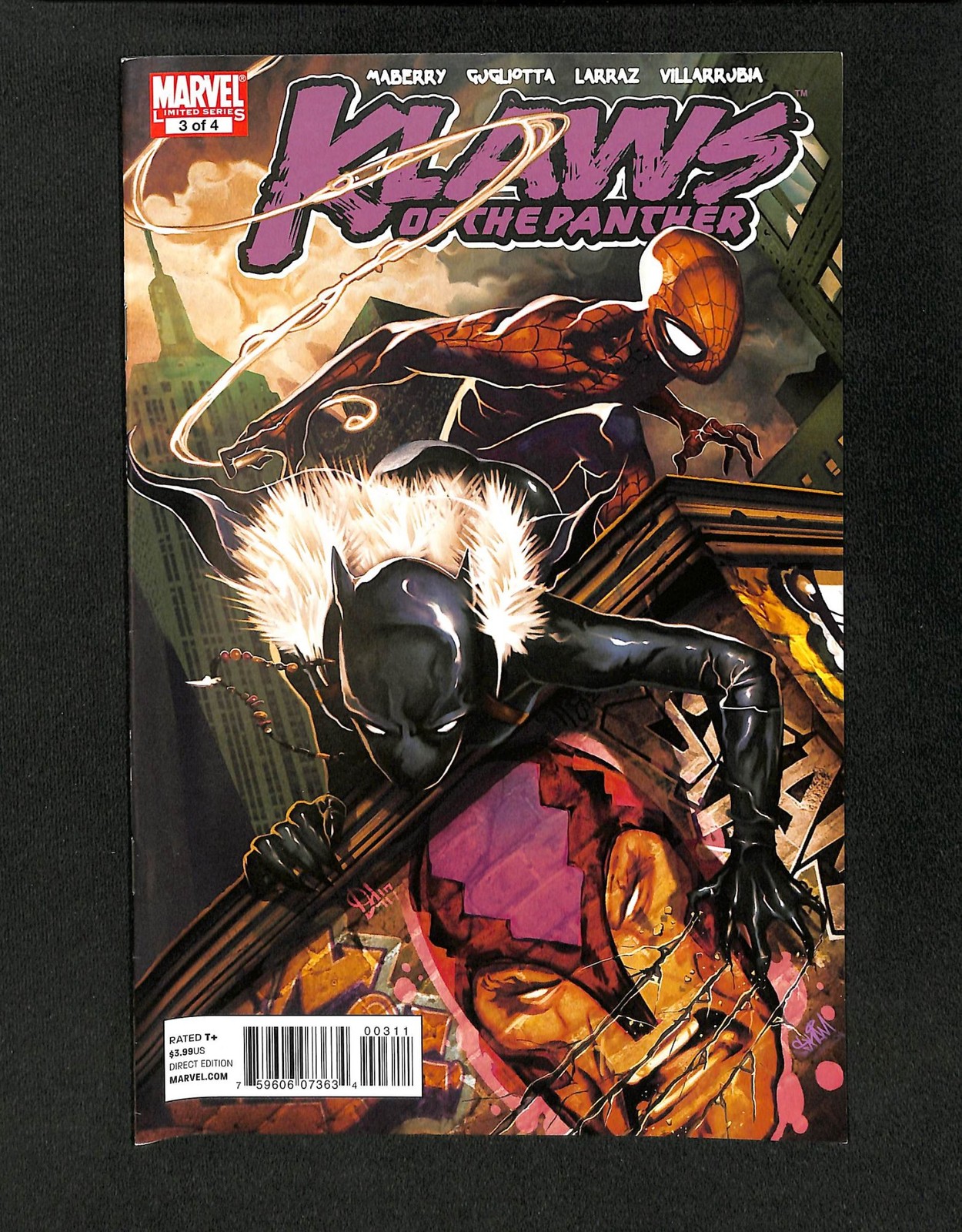Klaws Of The Panther #3 Marvel 2011 Klaws Of The Panther #3 Marvel 2011