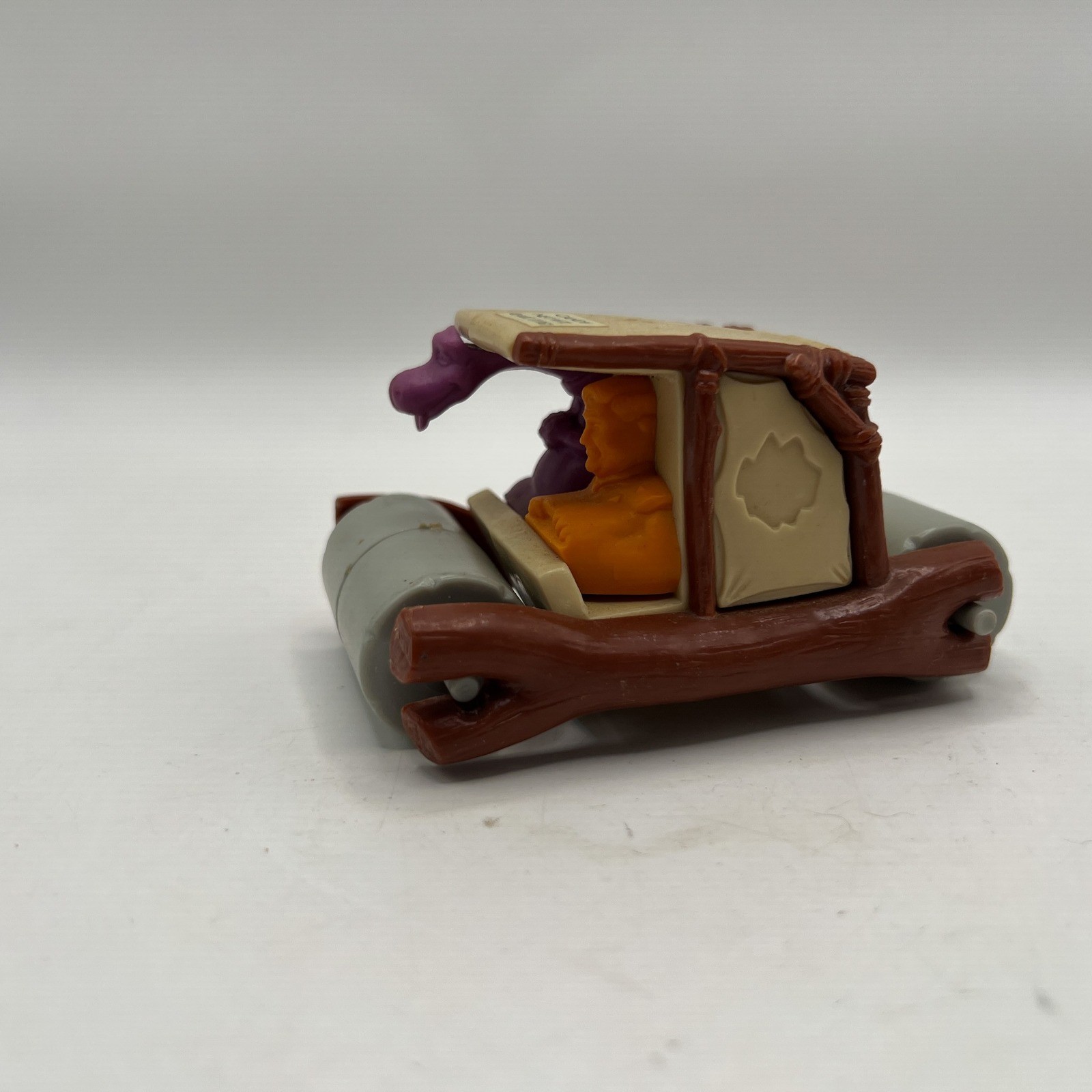 Vintage 1994 Flintstones Movie Steamroller Candy Dispenser Toy Fred Dino Amblin