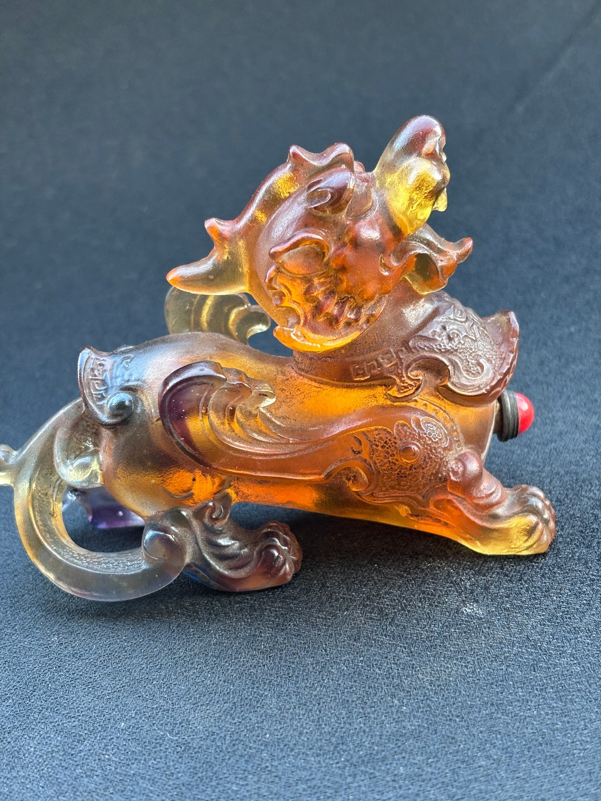 Collection Chinese Old Peking Yellow Glaze Carved dragon Beautiful Bottles Art Collection Chinese Old Peking Yellow Glaze Carved dragon Beautiful Bottles Art