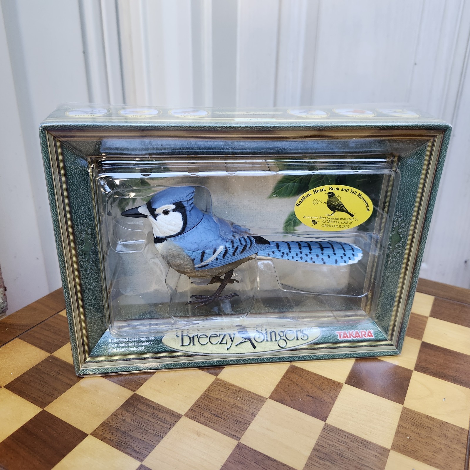 Vtg Takara Breezy Singers Blue Jay Motion Activated Singing Bird 2003 NEW Vtg Takara Breezy Singers Blue Jay Motion Activated Singing Bird 2003 NEW