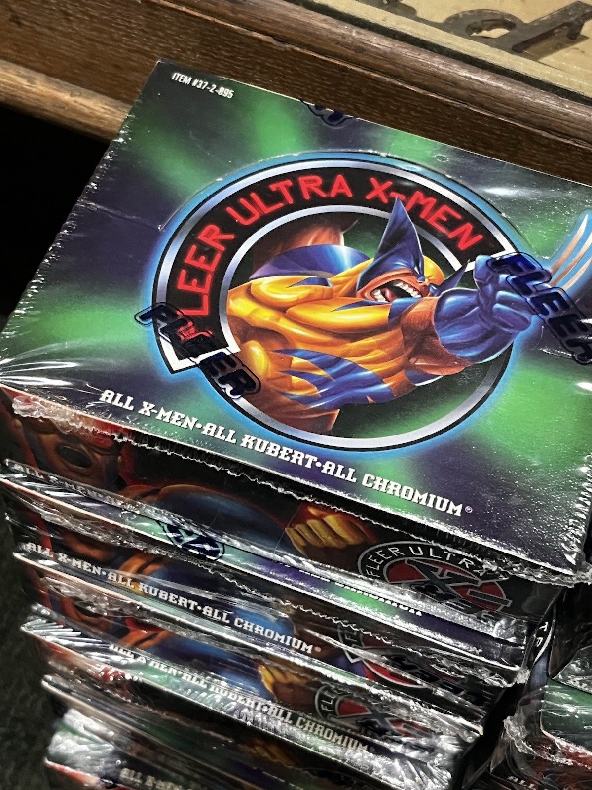 1995 Fleer Ultra X-Men (1) Sealed Box 20 CT #37-2-895 1995 Fleer Ultra X-Men (1) Sealed Box 20 CT #37-2-895