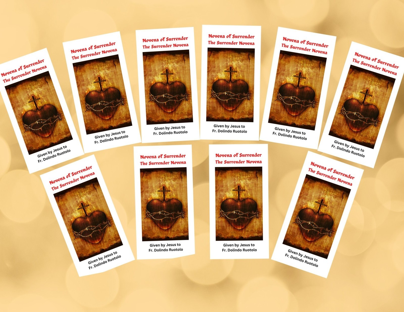 10 Pack The Surrender Novena Prayer Fr. Dolindo 10 Pack The Surrender Novena Prayer Fr. Dolindo