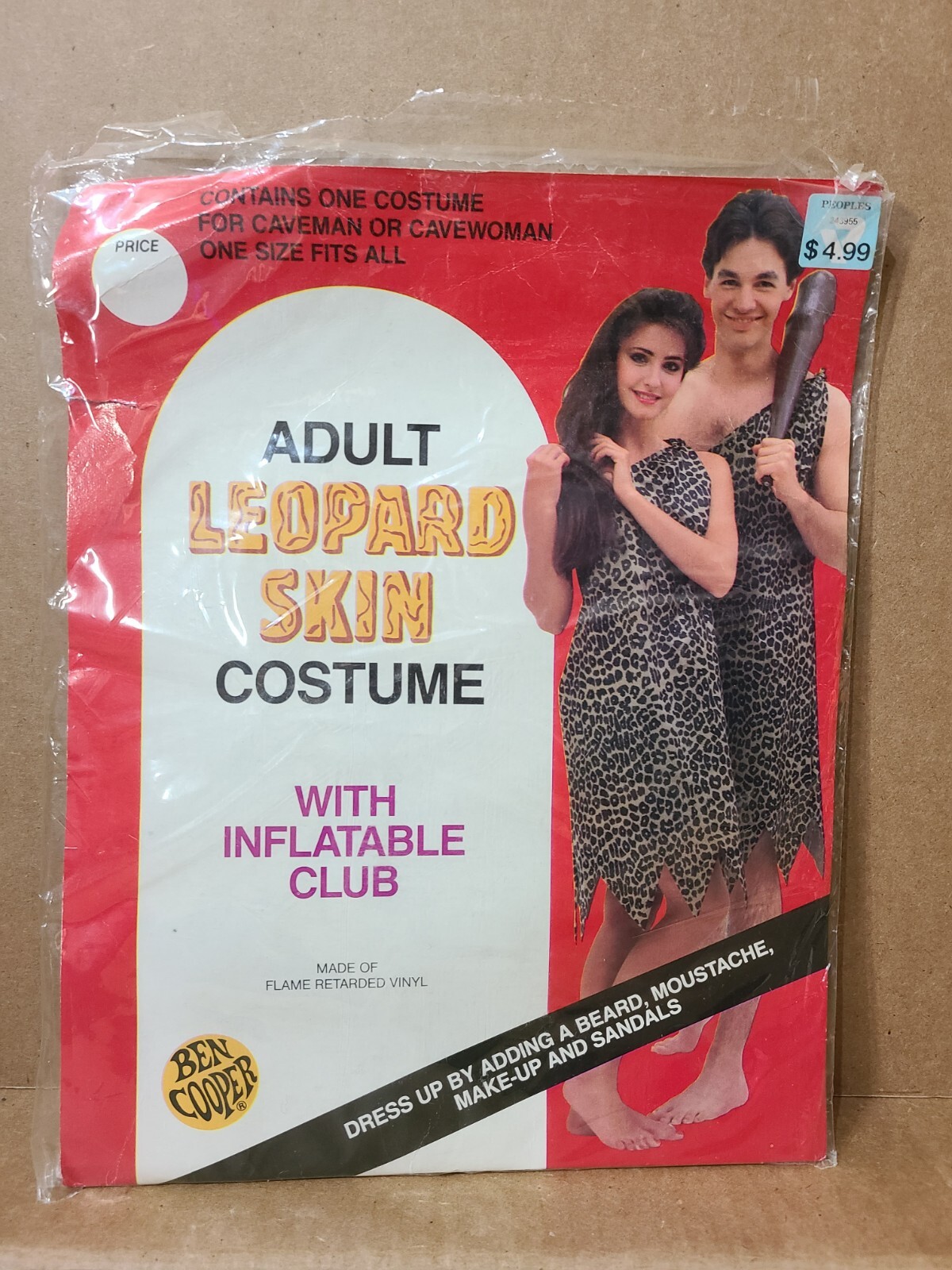 Vintage Ben Cooper Adult Caveman Or Cavewoman Halloween Costume (B8) Vintage Ben Cooper Adult Caveman Or Cavewoman Halloween Costume (B8)