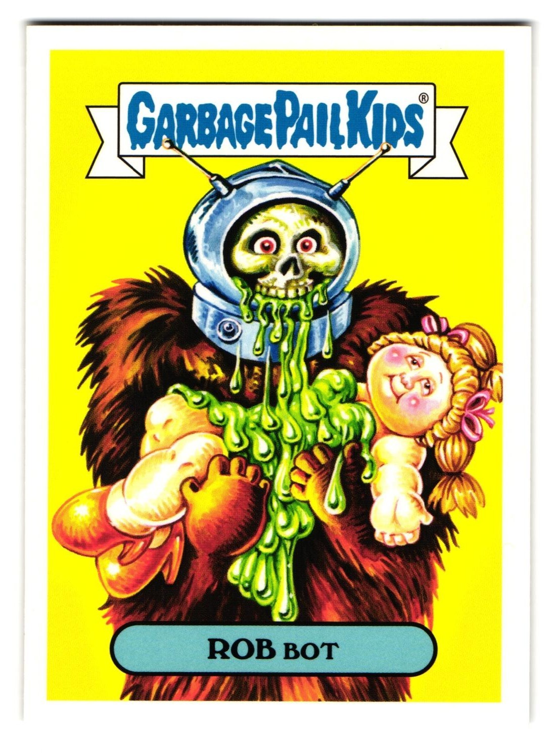 2018 Topps GPK Oh, The Horror-Ible ROB Bot Card #13a Robot Monster From Mars 2018 Topps GPK Oh, The Horror-Ible ROB Bot Card #13a Robot Monster From Mars