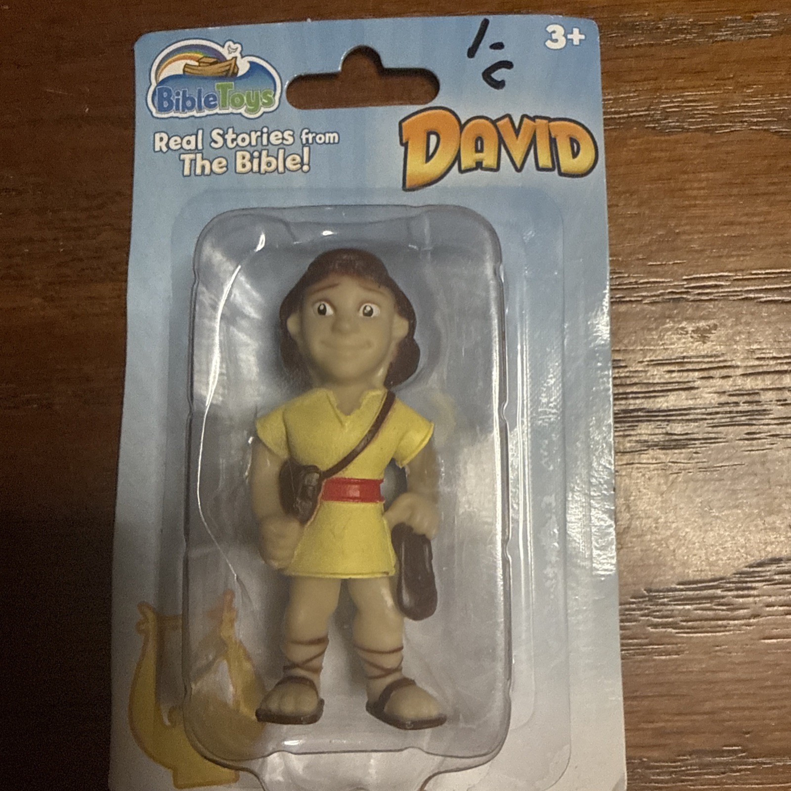 Real Stories from the Bible. 2" David figure - Greenbrier Bible Toys. NIP Real Stories from the Bible. 2" David figure - Greenbrier Bible Toys. NIP