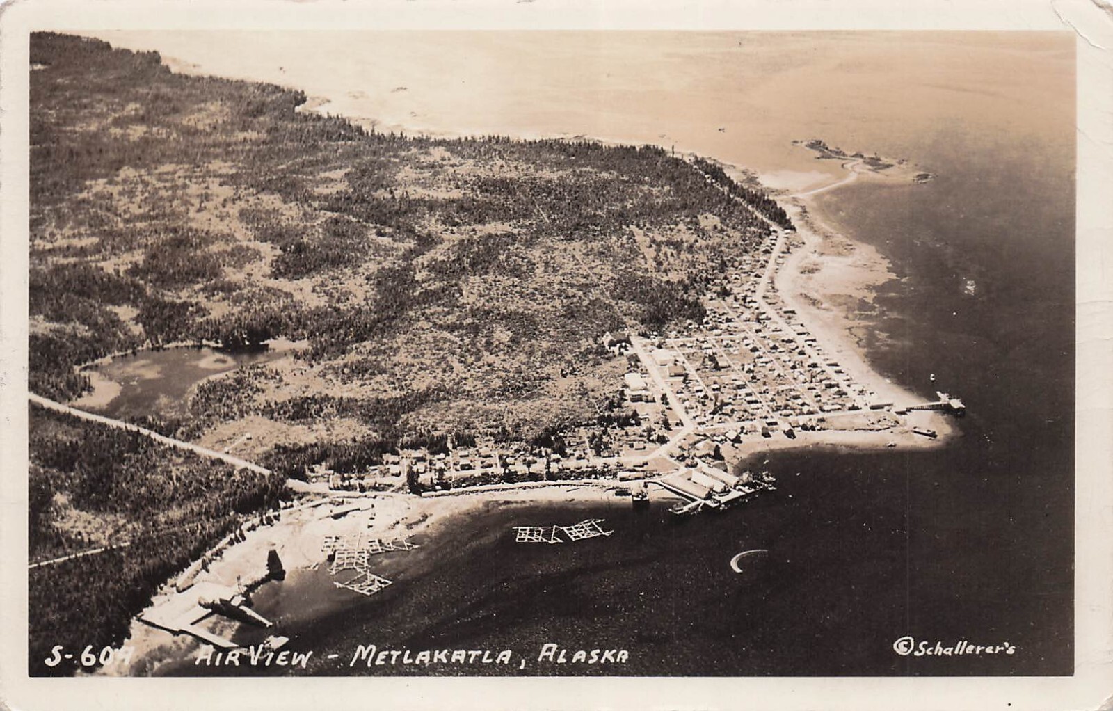 RPPC Metlakatla AK Alaska Annette Island Air Force Base Pilot Photo Postcard E7 RPPC Metlakatla AK Alaska Annette Island Air Force Base Pilot Photo Postcard E7