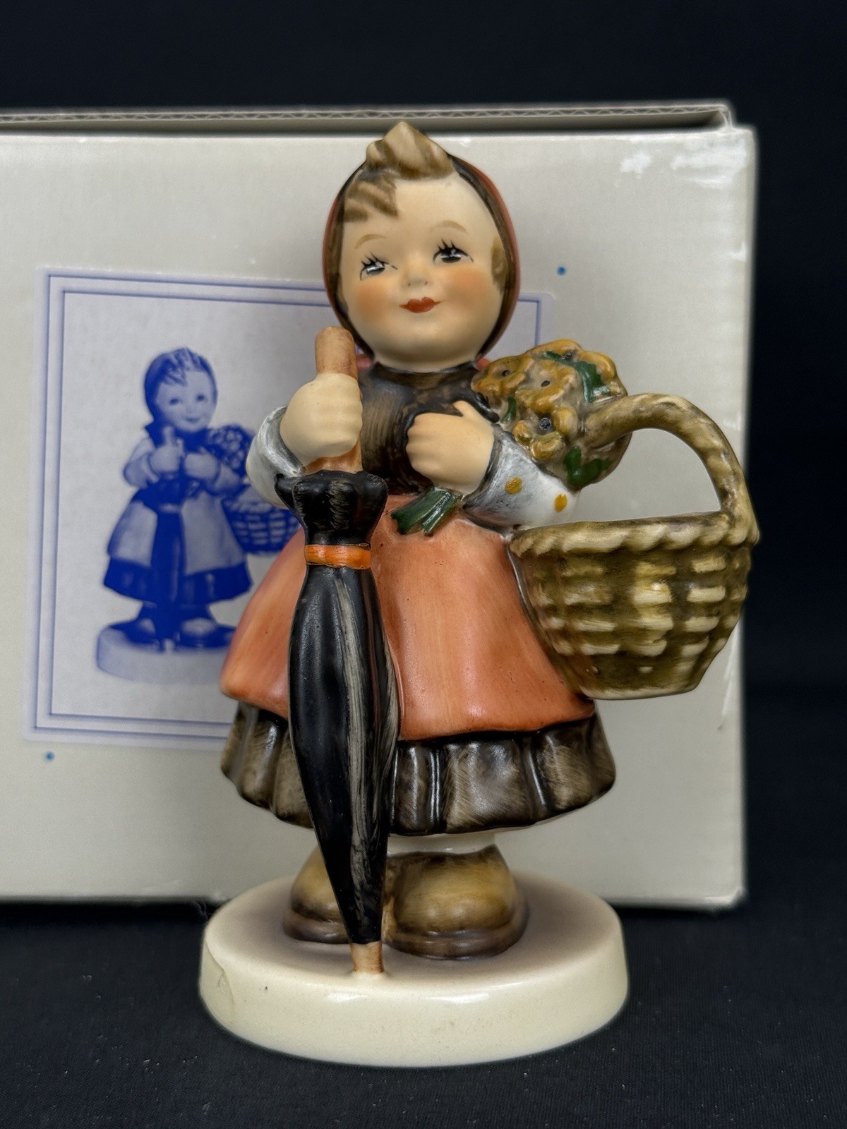 Goebel Hummel NIB On Holiday 350 No Crazing Goebel Hummel NIB On Holiday 350 No Crazing