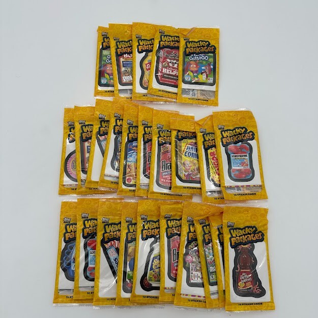 2014 Topps Wacky Packages Lot Of 25 Packs Factory Sealed 10 Cards Per Pack
