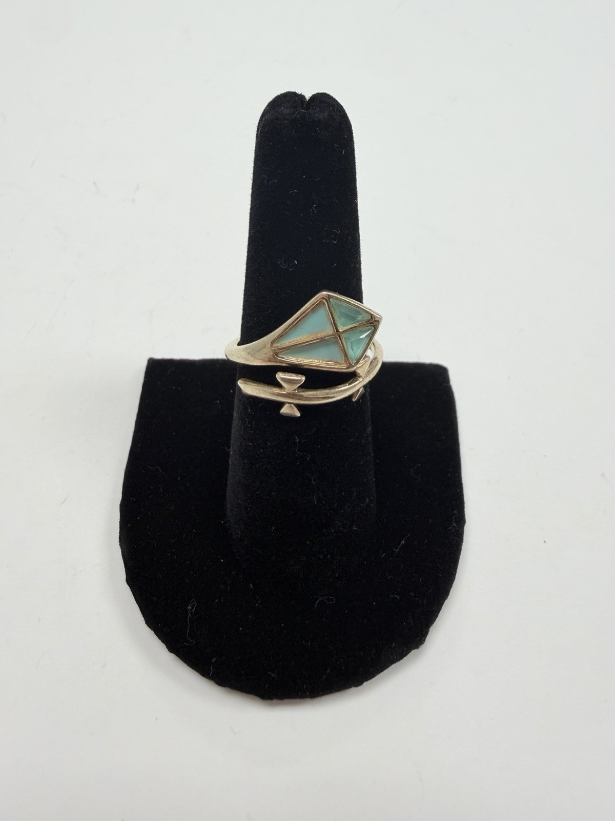 RARE 925 Sterling Silver Mary Poppins Ring Disney RL TH Ring Sz 8 3.37G L137