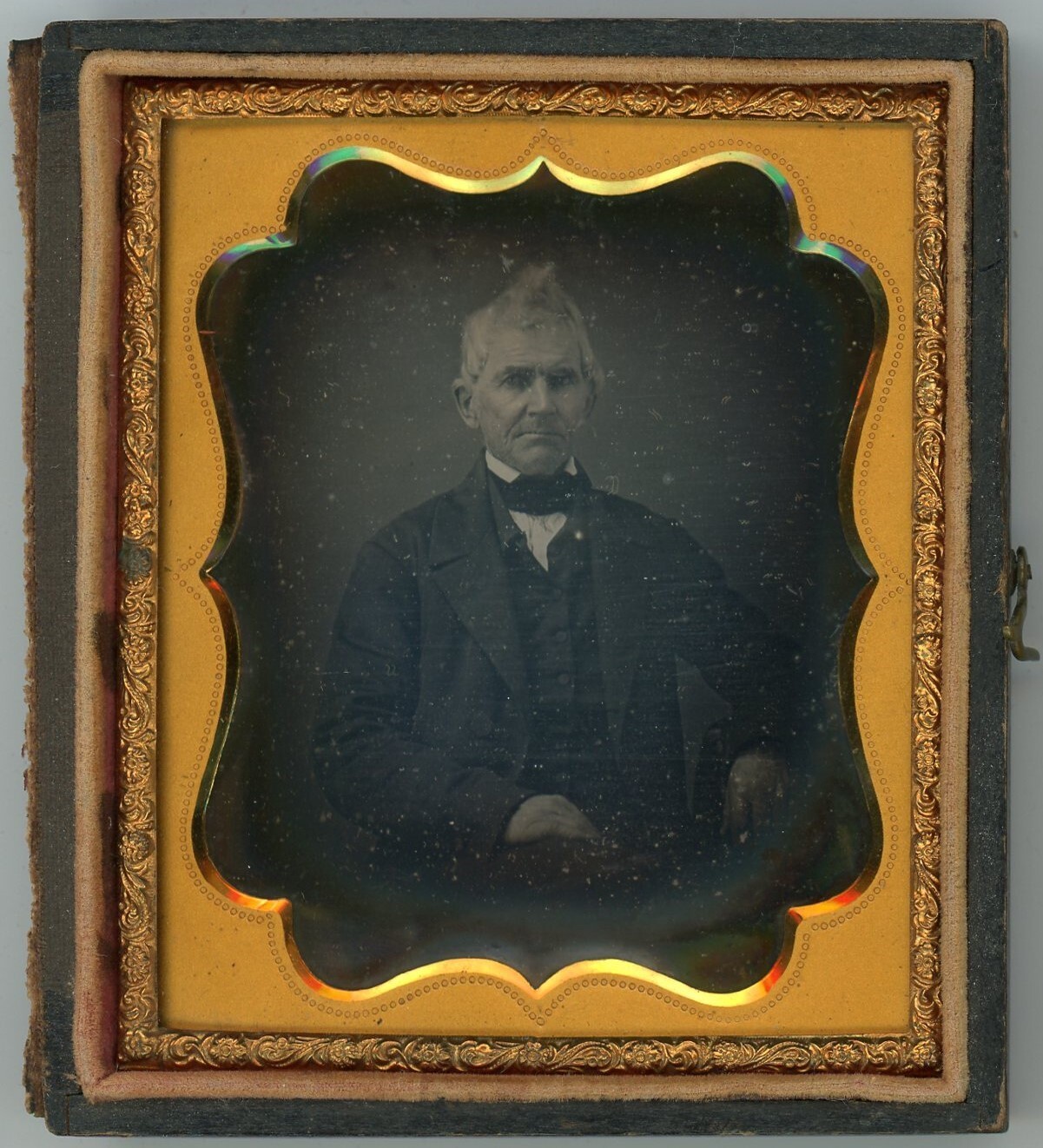Older Man With Hair Standing Up (1/6 Plate Daguerreotype) Older Man With Hair Standing Up (1/6 Plate Daguerreotype)