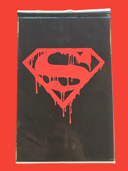 Superman #75 1992 DC Death of Superman Memorial Edition Black Bag Dan Jurgens