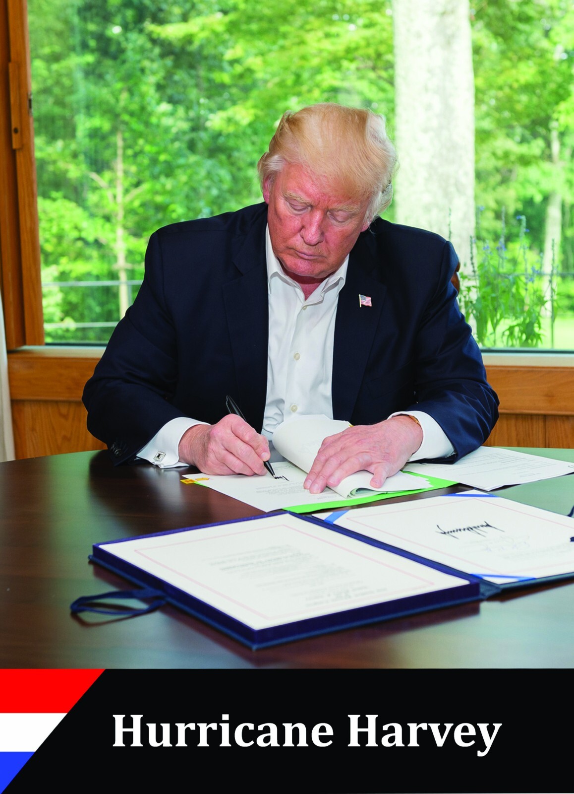 2018 Political Trading Cards Hurricane Harvey - President Trump 2018 Political Trading Cards Hurricane Harvey - President Trump