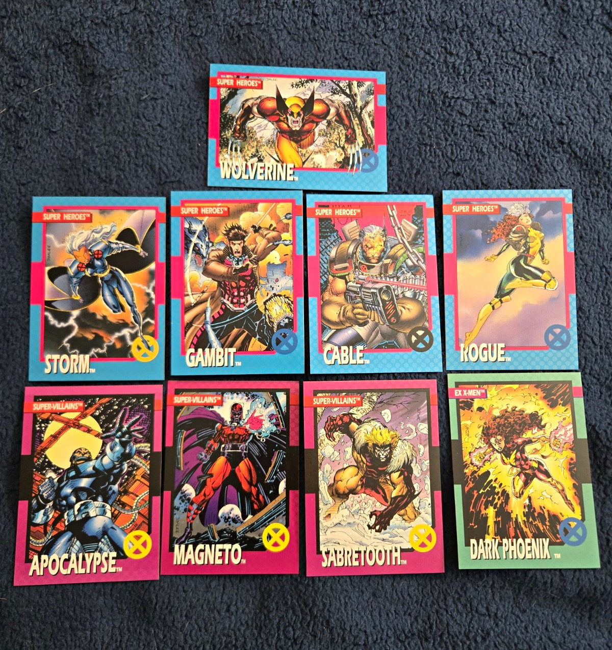 1992 Marvel X-Men Series 1 Complete 100 Card Set Impel Artwork by Jim Lee 1992 Marvel X-Men Series 1 Complete 100 Card Set Impel Artwork by Jim Lee