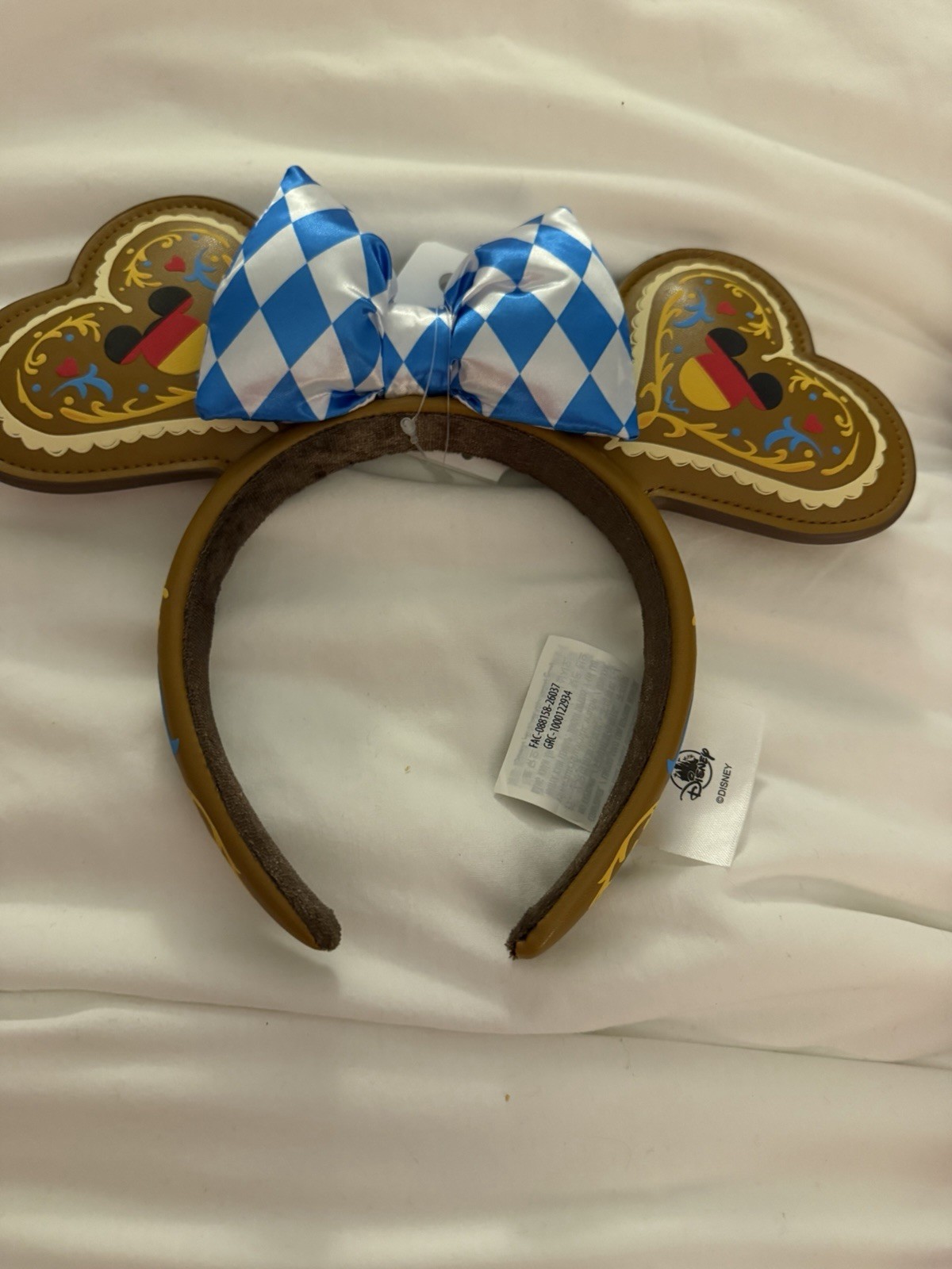 2026 Disney Parks Germany Epcot World Showcase Minnie Mouse Ears Headband New