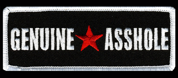 GENUINE A EMBROIDERED IRON ON 4 INCH MC BIKER PATCH GENUINE A EMBROIDERED IRON ON 4 INCH MC BIKER PATCH