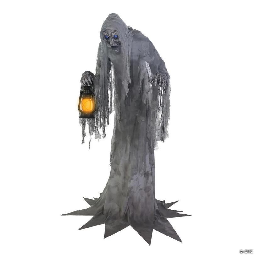 7 Ft Animated Light-Up Wailing Phantom Halloween Prop with Sound 7 Ft Animated Light-Up Wailing Phantom Halloween Prop with Sound