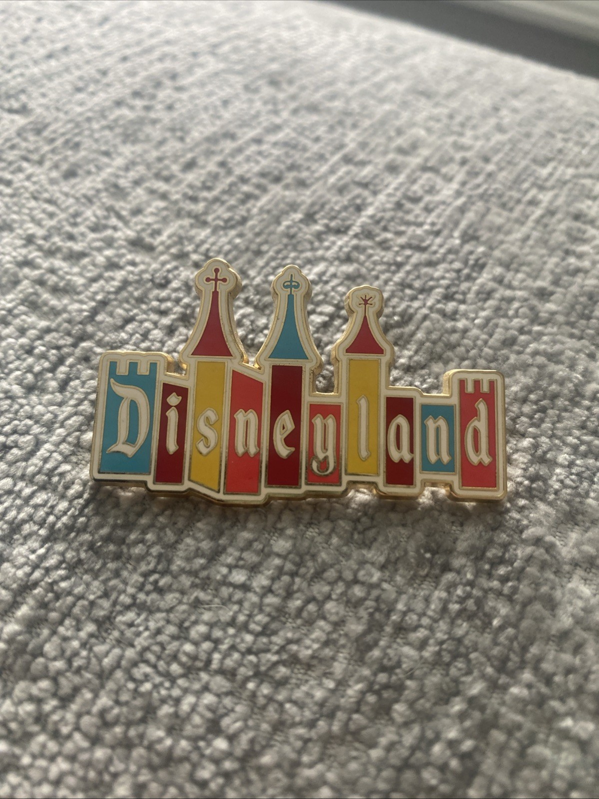 Disneyland Colorful Resort Logo Pin from 2012