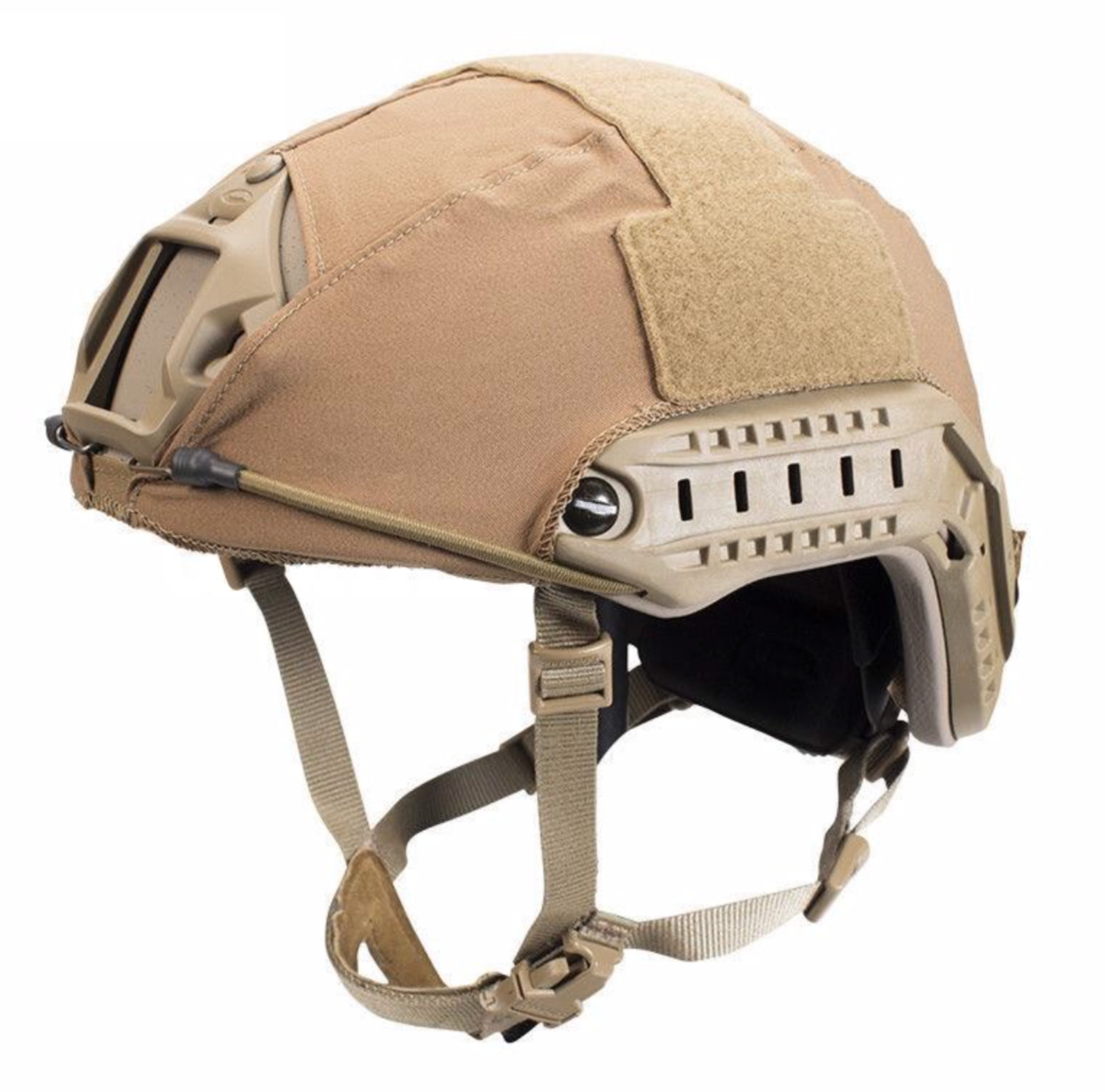 New FirstSpear Solid Stretch Helmet Cover Ops Core Fast High Cut Coyote SZ: L/XL New FirstSpear Solid Stretch Helmet Cover Ops Core Fast High Cut Coyote SZ: L/XL