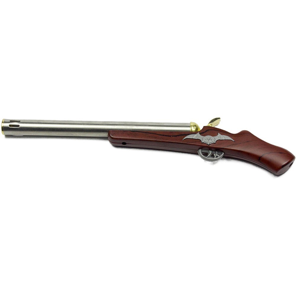 Rifle Shotgun Gun Lighter Flintlock Style Adjustable Refillable Butane BBQ