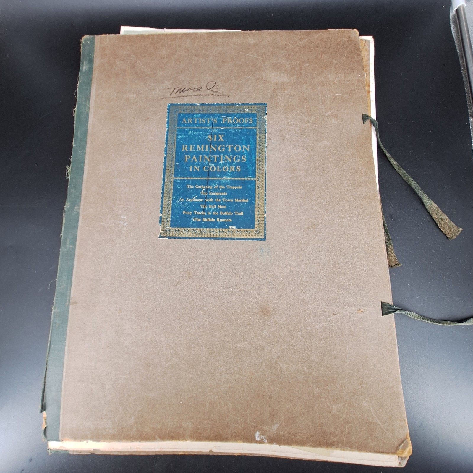 Frederic Remington Portfolio 1904 Artist's Proofs Prints Original Frederic Remington Portfolio 1904 Artist's Proofs Prints Original