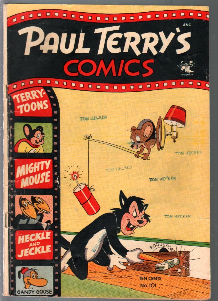 Paul Terry's Comics #101 1953-St. John-Mighty Mouse-Heckle & Jeckle-fireworks-VG Paul Terry's Comics #101 1953-St. John-Mighty Mouse-Heckle & Jeckle-fireworks-VG