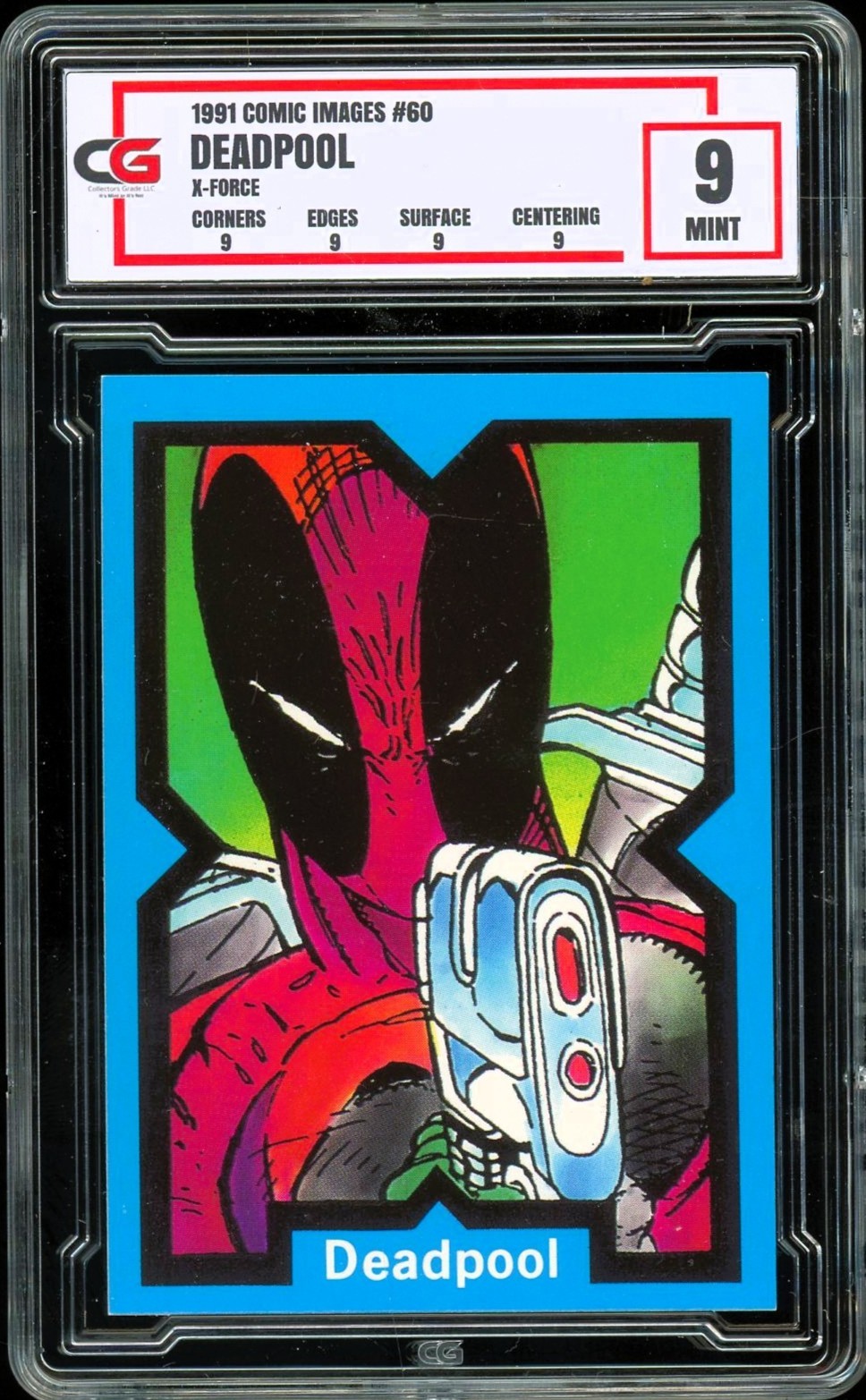 1991 Comic Images X-Force #60 ~ Deadpool Rookie ~ CG 9 MINT 1991 Comic Images X-Force #60 ~ Deadpool Rookie ~ CG 9 MINT