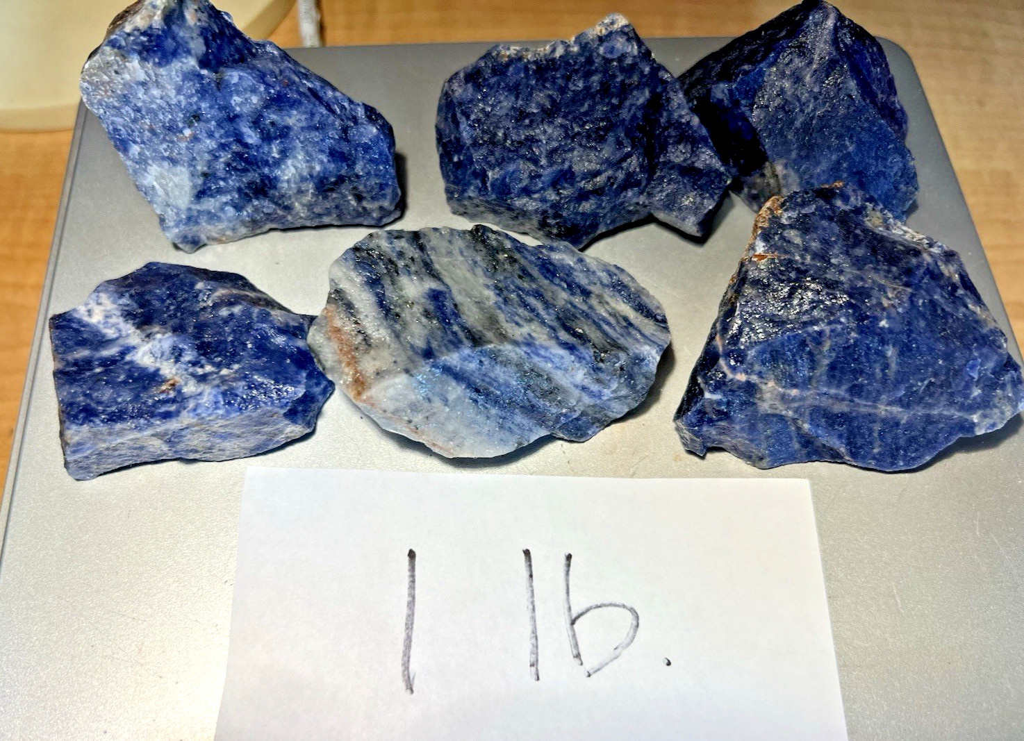 Rough Blue-Violet Sodalite Lapidary Grade or as Display 1 pound+ Rough Blue-Violet Sodalite Lapidary Grade or as Display 1 pound+
