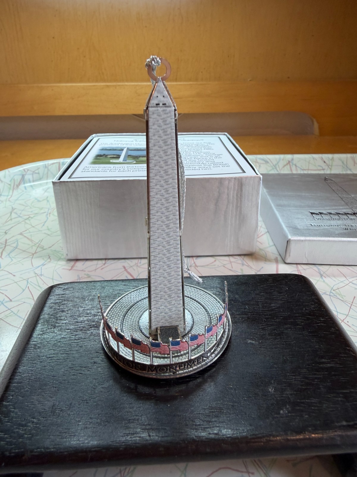 National Treasure Heritage Collection Washington Monument Christmas Ornament National Treasure Heritage Collection Washington Monument Christmas Ornament